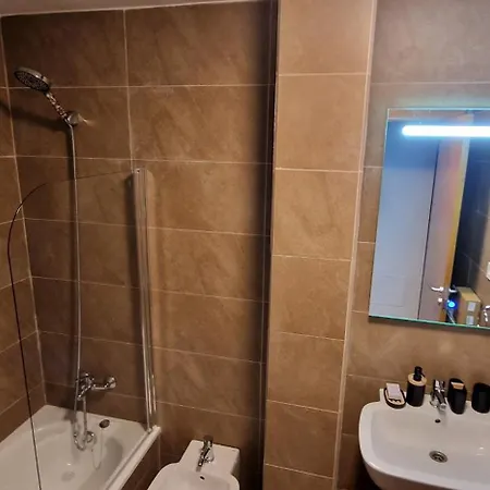 Luz Del Norte, Terraza 2 Hab, 2 Banos, Piscina, Wifi ヒホン